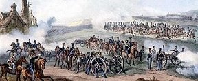 British artillery 
at Vitoria 1814.
