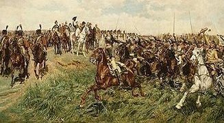 Napoleon and French cavalry
at Friedland 1807.