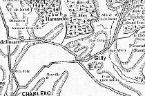 Map of battle of Gilly
1815.
