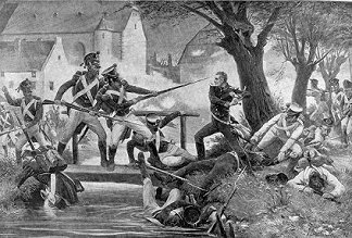 Battle of Ligny 1815,
by Adalbert von Rößler,
Bildersaal deutscher Geschichte.
