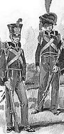 Fusilier and Carabinier
of 2nd Nassau Light Infantry.