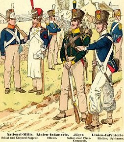 Netherland infantry in 1815