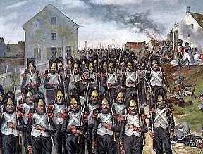 Grenadiers of the Old Guard 
during the campaign in France 
in 1814.