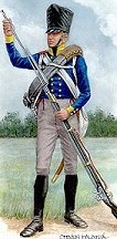 Prussian infantryman, 
picture by Steven Palatka