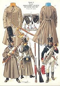 Russian Infantry 1804-1807.
Picture by Patrice Courcelle, France