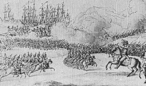 Retreat of the British from Corunna.
Picture by Naudet