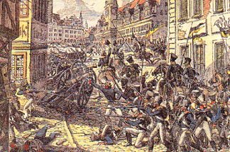 French infantry in Leipzig. 
Picture by Parhaiev, Russia