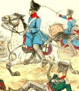 Prussian dragoons by Knotel