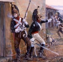 French dragoons in Spain, by M.Churms.
