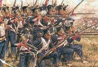 Polish infantry, by Waterloo 1815